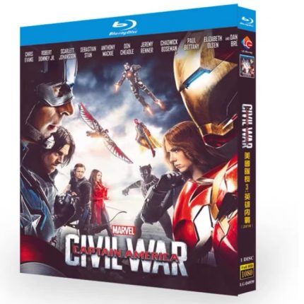 Captain America 3 BD All Region New Box Set